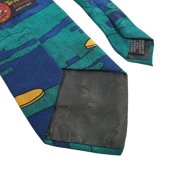 Tie Rack Disney Mens Necktie Tie Designer Italian All Silk Work Office Dad Gift - Picture 5 of 5